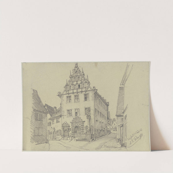 Town hall in Sulzfeld by Andreas Bernhard Söhngen