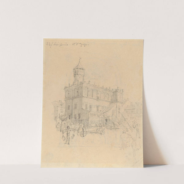 Town hall in Tarnów by Stanisław Wyspiański