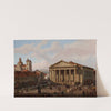 Town hall in Vilnius (circa 1846) by Marcin Zaleski