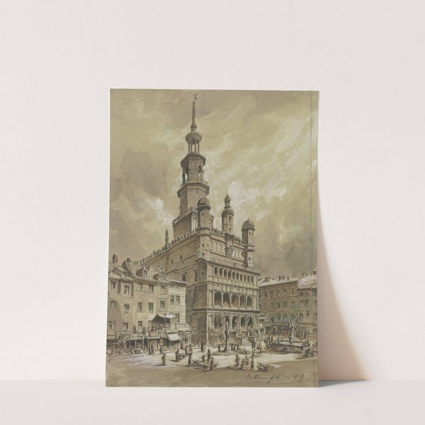 Town hall of Posen by Bernhard Mannfeld