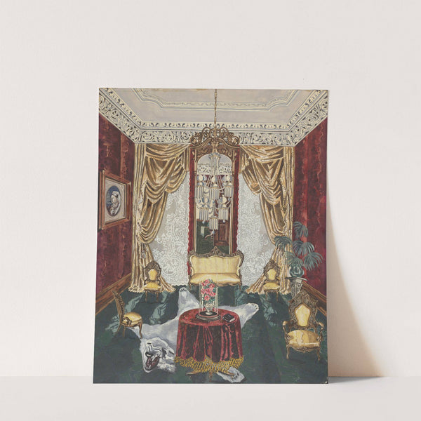 Townhouse Parlor, 1869 by Perkins Harnly