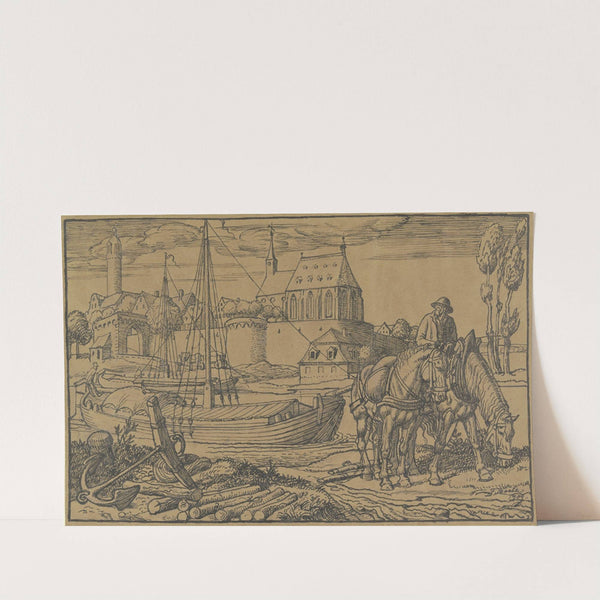 Towpath rider by Fritz Boehle