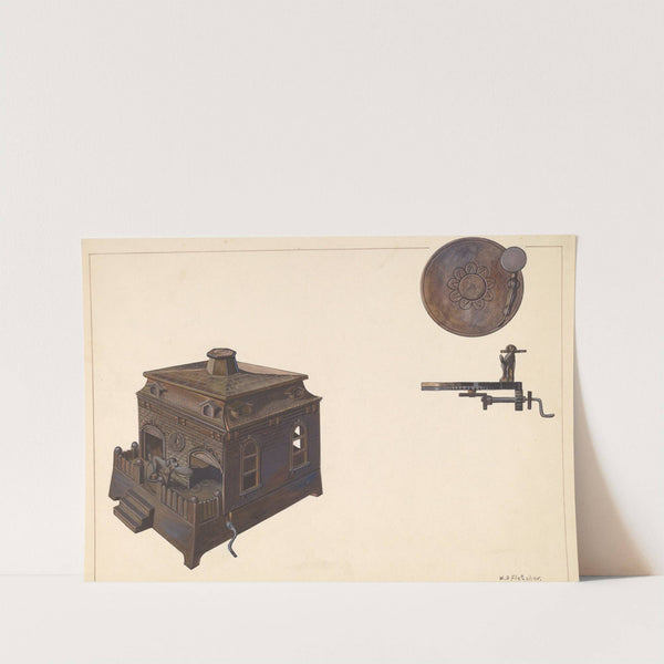 Toy Bank - Building and Revolving Dog by William O. Fletcher