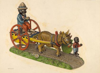 Toy Bank – Donkey and Cart