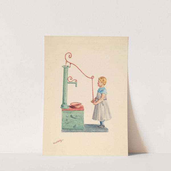 Toy Bank - Dutch Girl at Well by Charles Moss