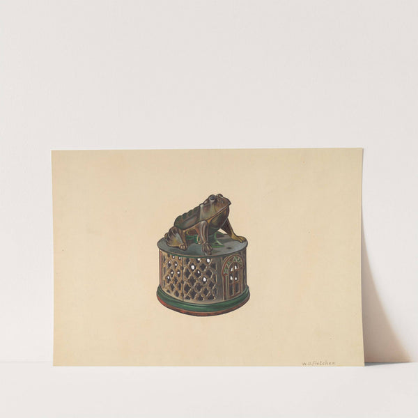 Toy Bank - Frog by William O. Fletcher