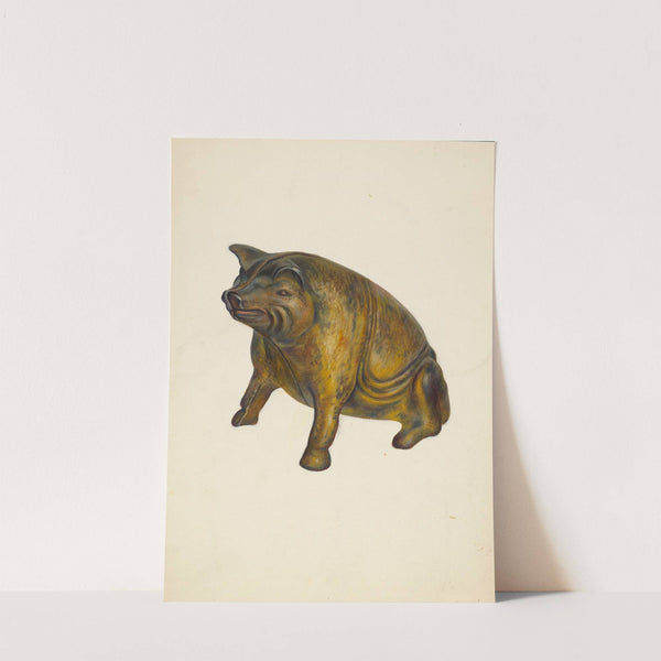 Toy bank - Pig by Walter Hochstrasser