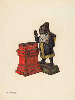 Toy Bank – Santa Claus — size preview