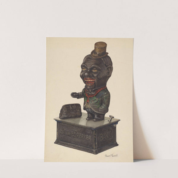 Toy Bank - Stump Speaker by Pearl Torell