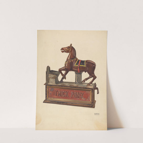 Toy Bank - Trick pony by Florian Rokita