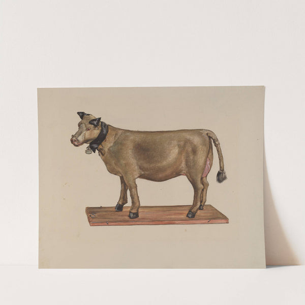 Toy Cow on Stand by James McLellan