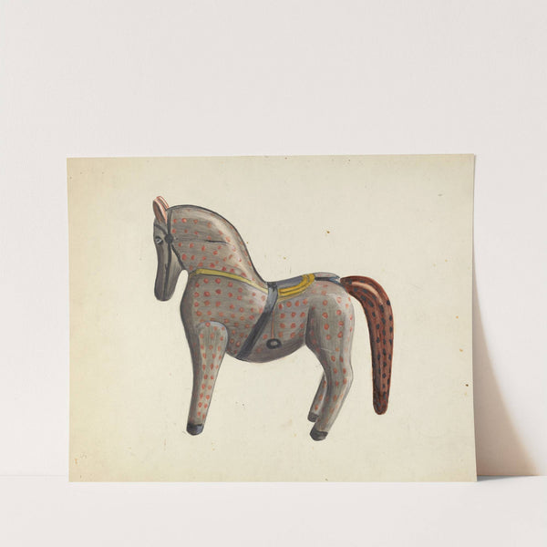 Toy Horse by Mina Lowry