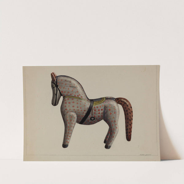 Toy Horse by Mina Lowry