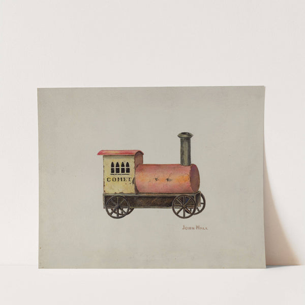 Toy Locomotive by John Hall