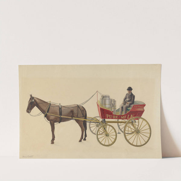 Toy Milk Wagon by Henry Granet