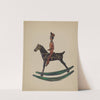 Toy Rocking Horse and Rider by Mina Lowry