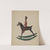 Toy Rocking Horse and Rider by Mina Lowry