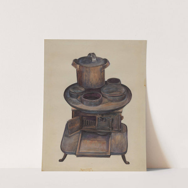 Toy Stove by Mina Lowry
