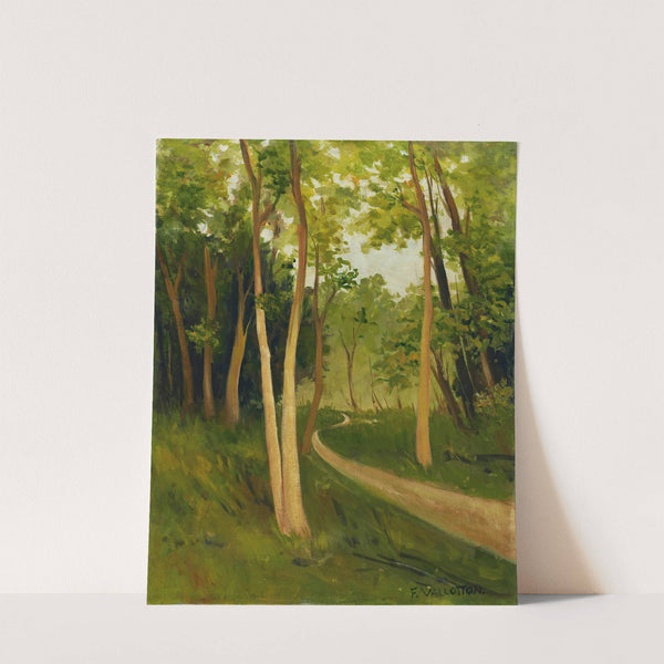 Track In The Bois De Boulogne by Félix Vallotton