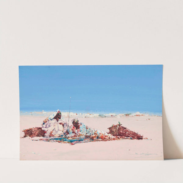 Traders in the desert by Dudley Hardy