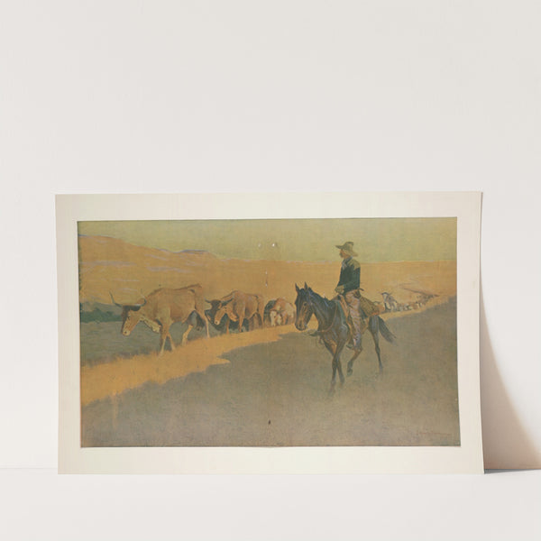 Trailing Texas Cattle (1904) by Frederic Remington