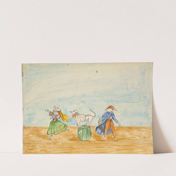 Trained Dogs (ca. 1880) by Lawrence W. Ladd