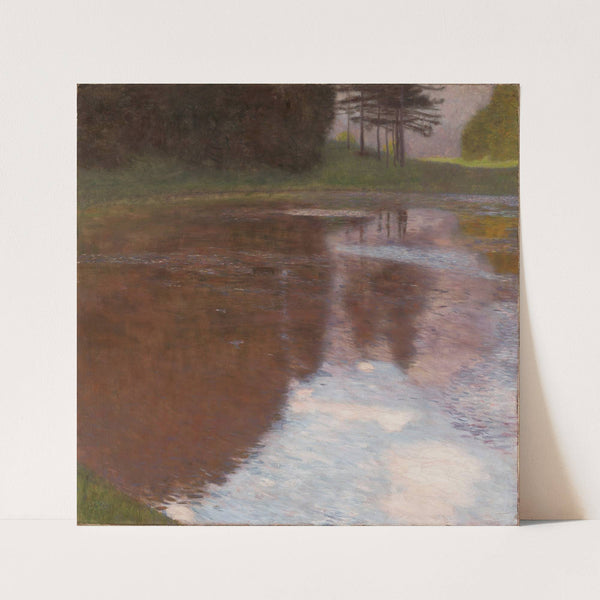 Tranquil Pond (Egelsee near Golling, Salzburg) (1899) by Gustav Klimt
