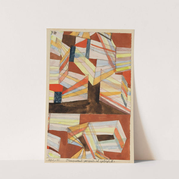 Transparent-perspectivisch gefügt (II.) by Paul Klee