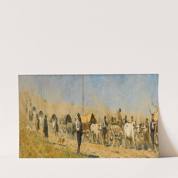 Transportation Of The Wounded by Vasily Vereshchagin