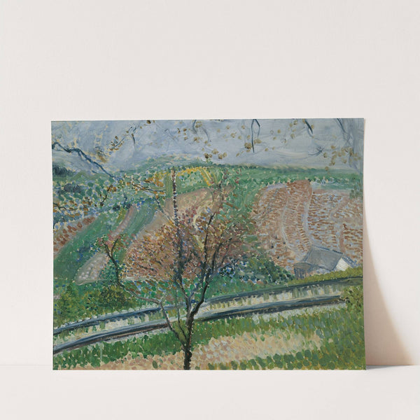 Trasse der Zahnradbahn auf den Kahlenberg by Richard Gerstl