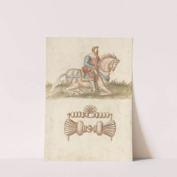 Trattato como se a da inbrigliare il cavallo e de tutti signali Pl.12 by Jehan Bernard e Miraldo