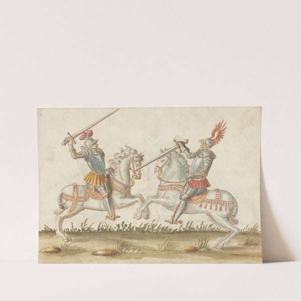 Trattato como se a da inbrigliare il cavallo e de tutti signali Pl.7 by Jehan Bernard e Miraldo