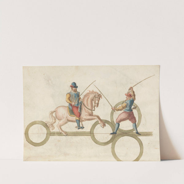 Trattato como se a da inbrigliare il cavallo e de tutti signali Pl.8 by Jehan Bernard e Miraldo