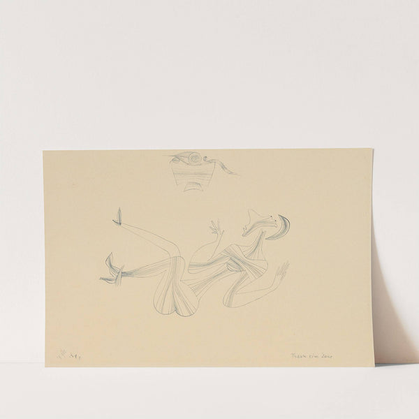 Traum einer Dame (Dream of a Lady) by Paul Klee