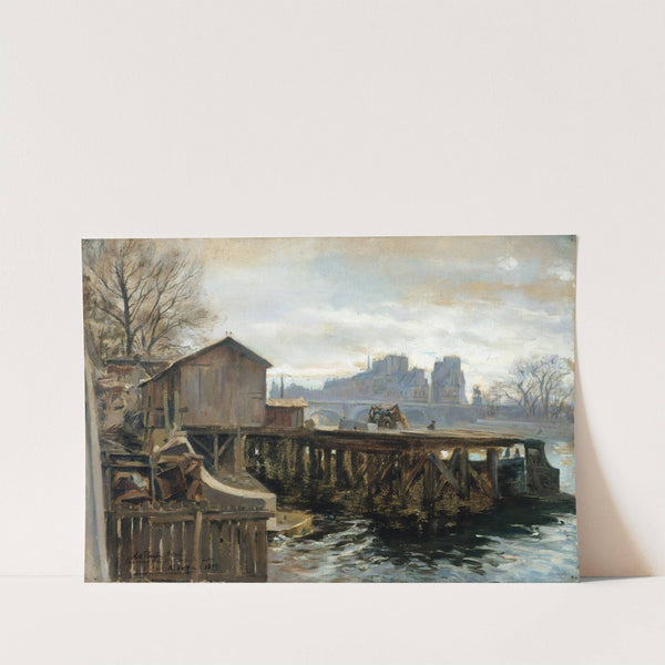 Travaux du métropolitain au Pont-Neuf by Victor Marec