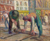 Travaux sur la chaussée, les charpentiers (1930-1935)