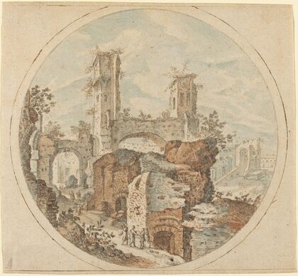 Travellers among Roman Ruins