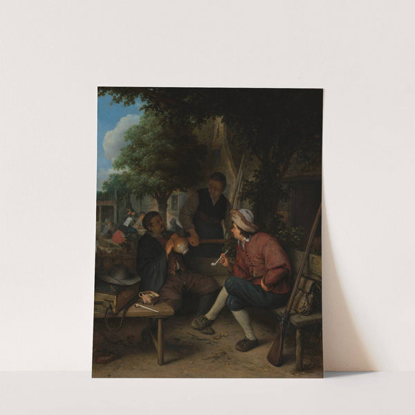 Travellers at Rest (1671) by Adriaen van Ostade