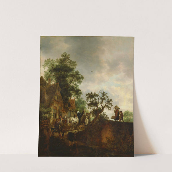 Travellers Halting at an Inn by Isaac van Ostade