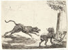 Tre hunde med et ådsel