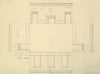 Treasury House, 10 Downing Street, London; Plan of the Great Middle Room (Sir Robert Walpole’s Levee Room, Northwest Corner, First Floor)
