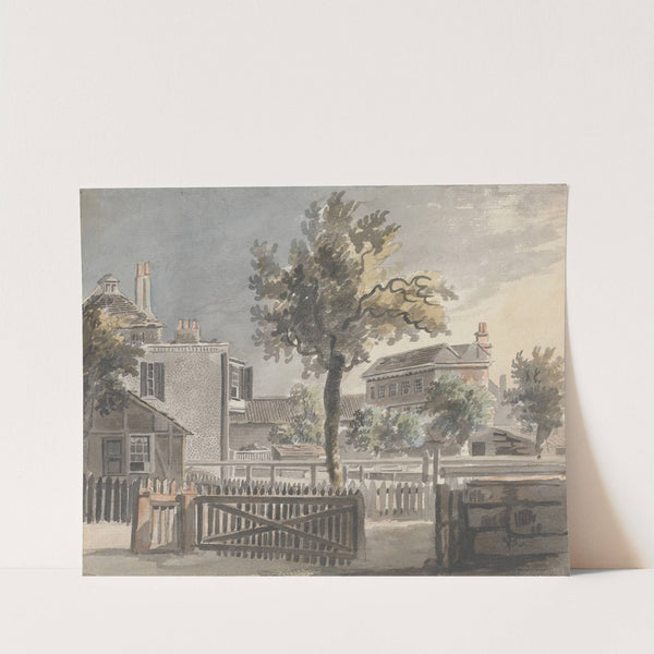 Tree amidst Houses by James Miller