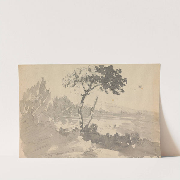 Tree and Lake by William Gilpin