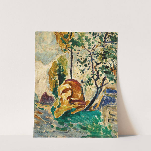 Tree And Rock (C. 1907) by Alfred Henry Maurer