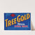 Tree Gold Florida Citrus Fruit Label (1930-1950)