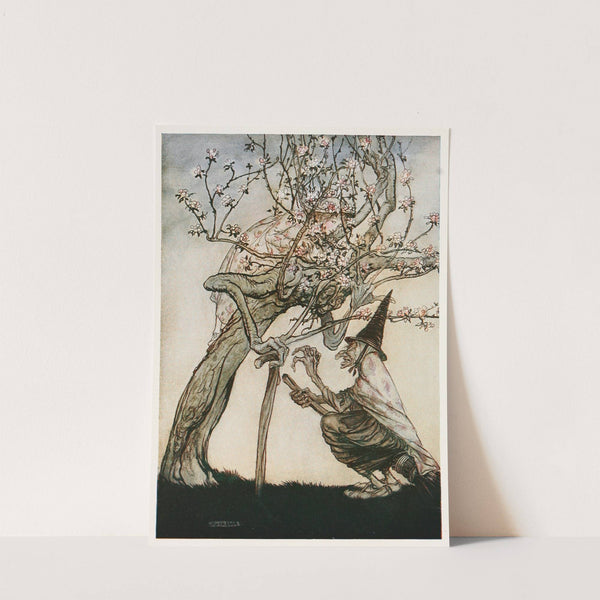 Tree of mine! O Tree of mine! Have you seen my naughty little maid (1927) by Arthur Rackham