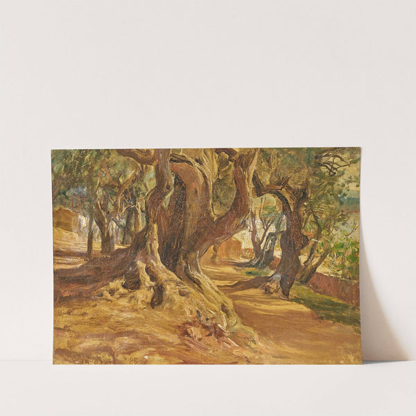 Tree Trunk (1885) by Frederick Arthur Bridgman