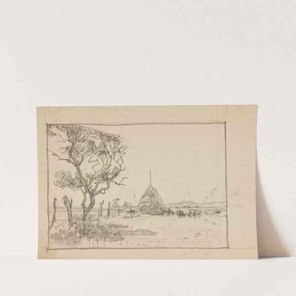 Tree with Hayrick by Howard Russell Butler