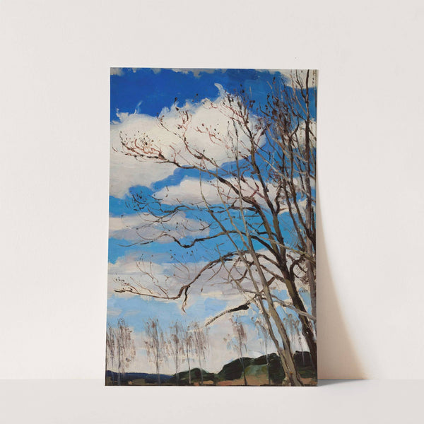 Trees against the sky by Ferdynand Ruszczyc