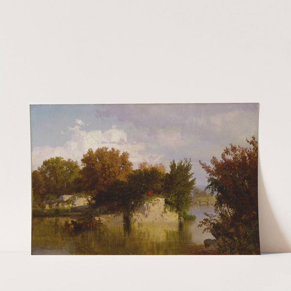 Trees along Stream in Fall by William Trost Richards